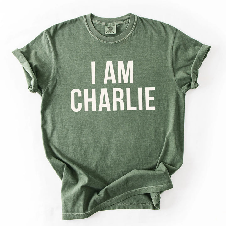 Justice for Charlie Kirk Crew Neck T-shirt