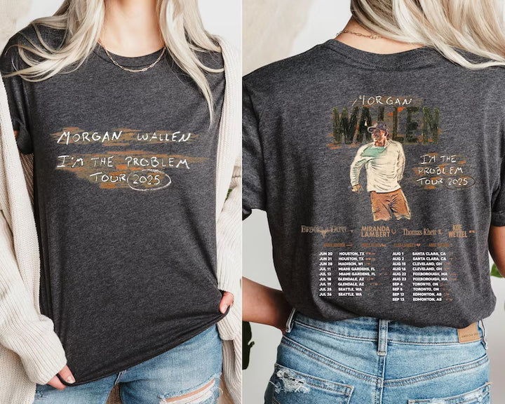 I'm The Problem Tour 2025 Concert Morgan Wallen T-Shirt