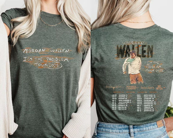 I'm The Problem Tour 2025 Concert Morgan Wallen T-Shirt