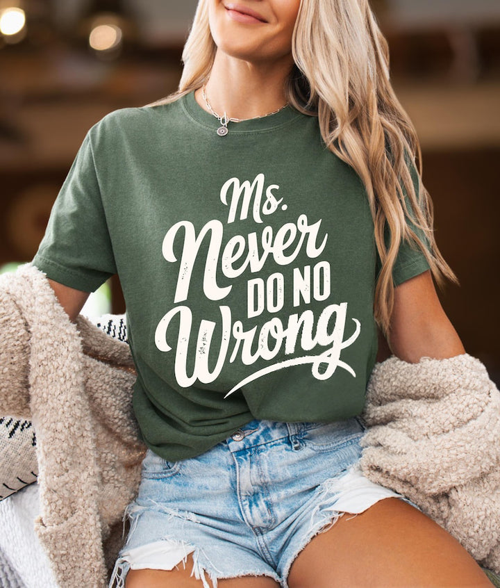 Ms Never Do No Wrong Wallen T-Shirt