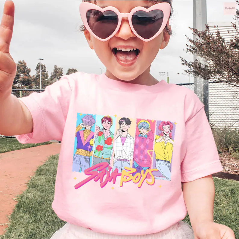 Huntrix Demon Hunters Comfort Colors Kids T-Shirts