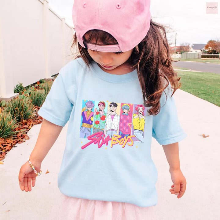 Huntrix Demon Hunters Comfort Colors Kids T-Shirts