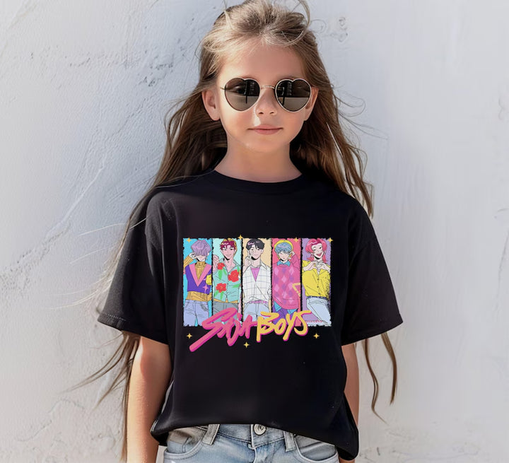 Huntrix Demon Hunters Comfort Colors Kids T-Shirts