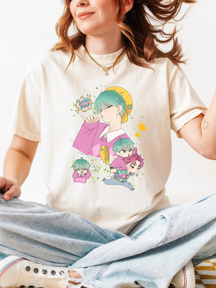 Saja Boys Demon Hunter Retro Crew Neck T-shirt