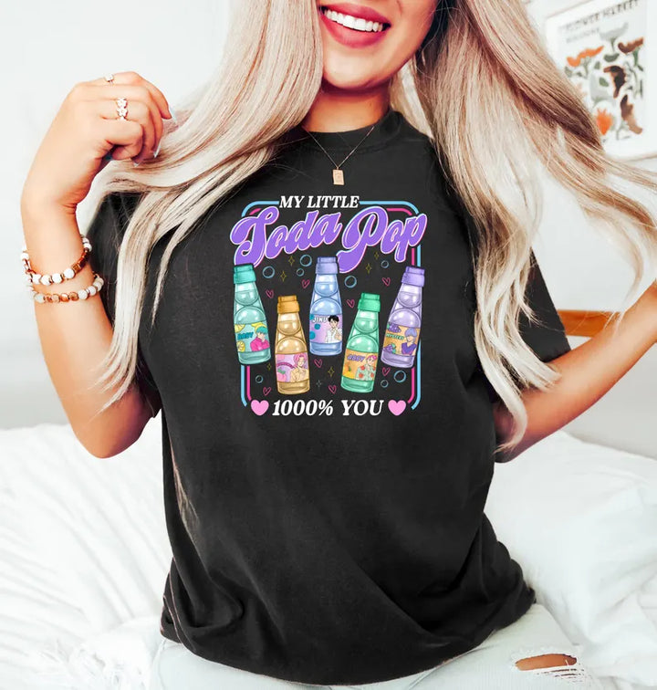 Saja Boys Soda Pop Kpop Demon Hunters Crew Neck T-shirt