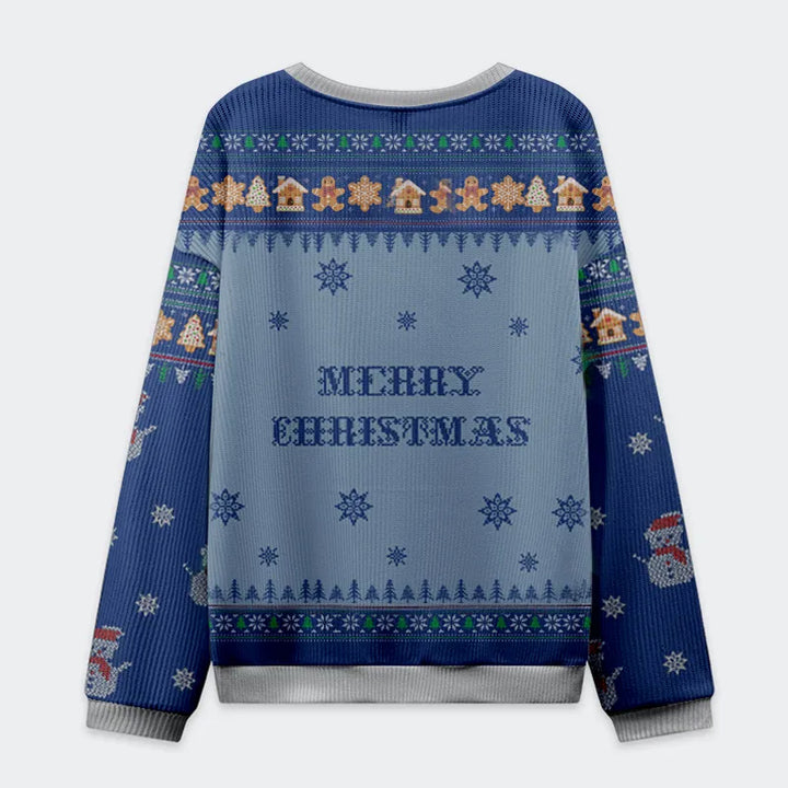 Christmas Chaos: Cat, Crow And Fish Unite Christmas Ugly Sweatshirt