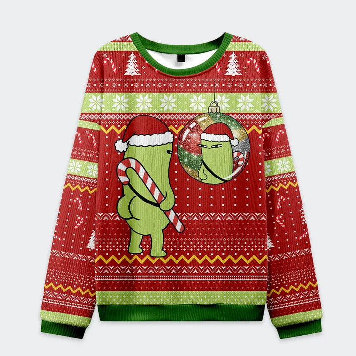 Christmas Cucumber Funny Christmas Ugly Sweatshirt