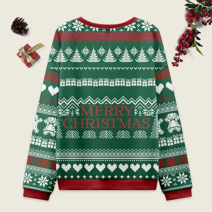 Cute Sushi Cat Christmas Ugly Sweatshirt