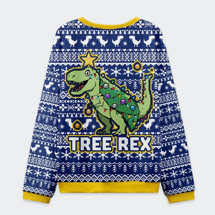 Cute Tree Rex Christmas Ugly Sweatshirt