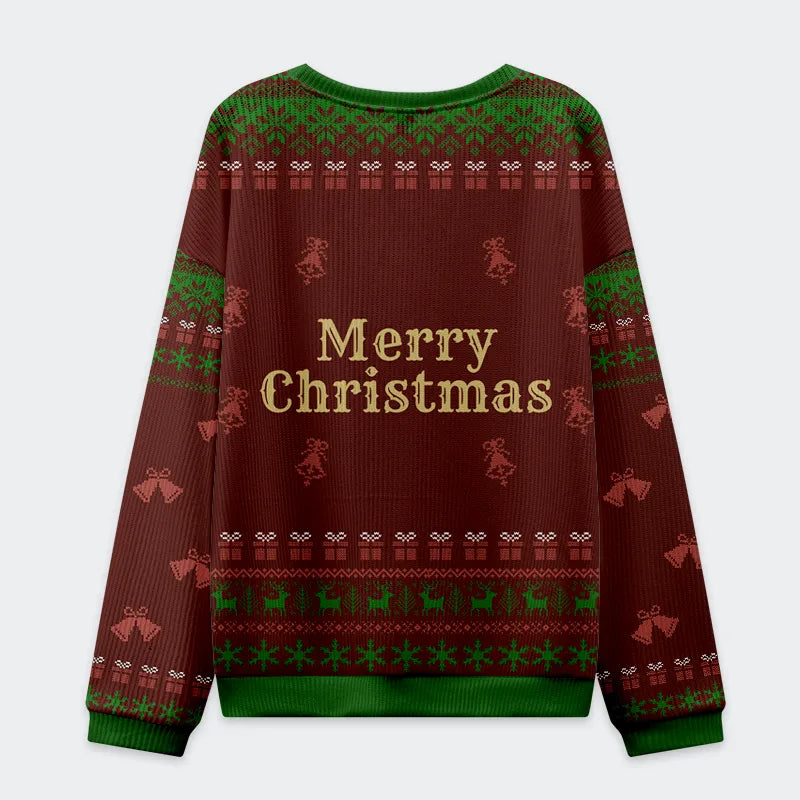 Don't Mess with Rudolph Christmas Ugly Sweatshirt