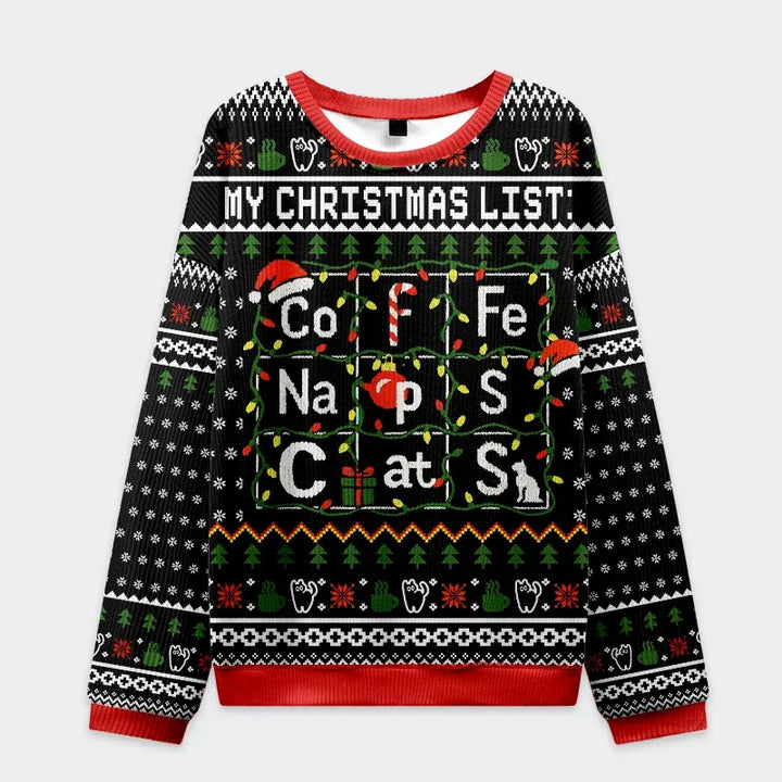 Elements Table Christmas Ugly Sweatshirt