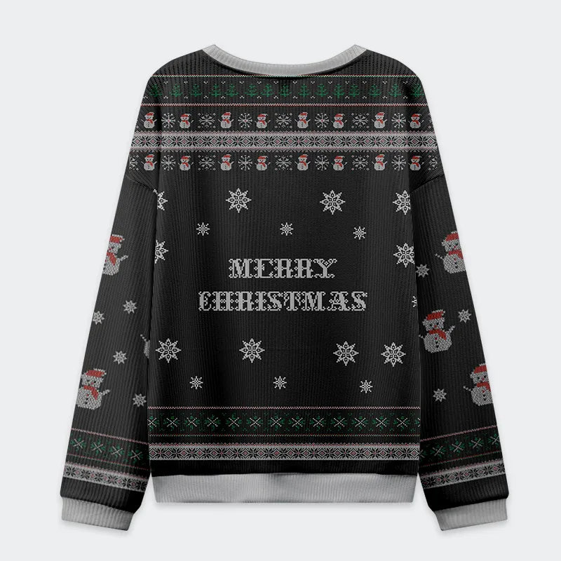 Funny Cat: Unleash Holiday Chaos Christmas Ugly Sweatshirt