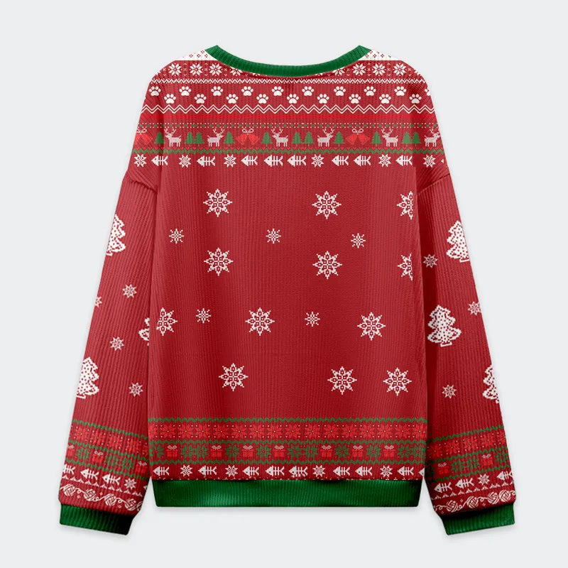 Catbee Funny Christmas Ugly Sweatshirt