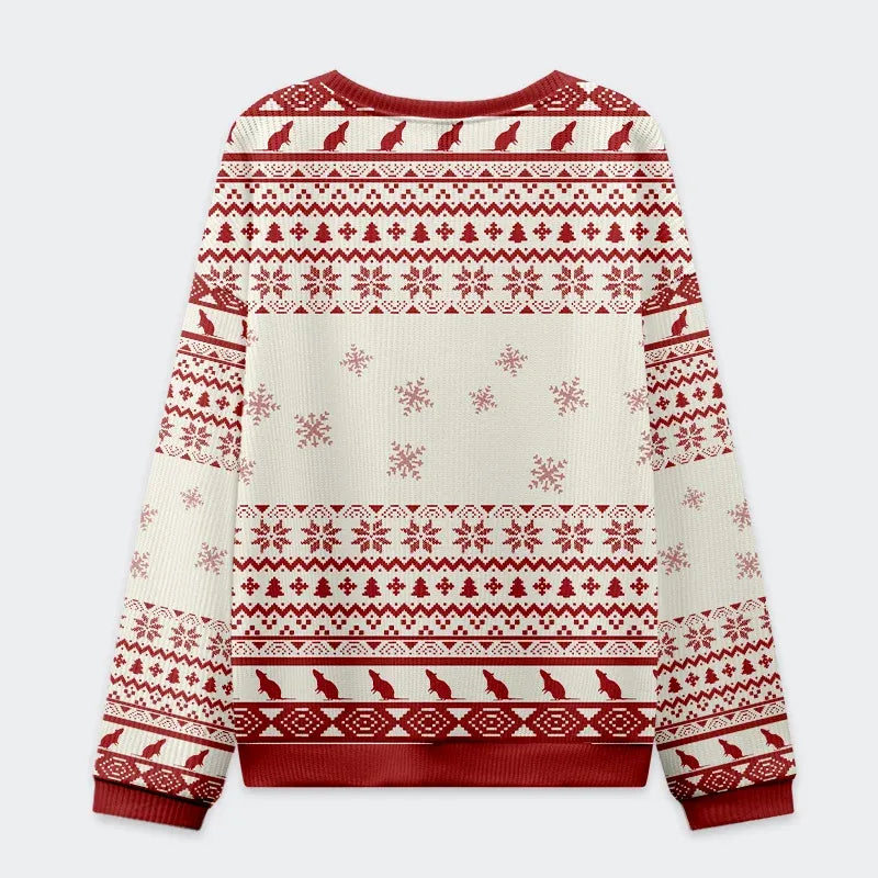 Japanese Knight And His King Christmas Ugly Sweatshirt