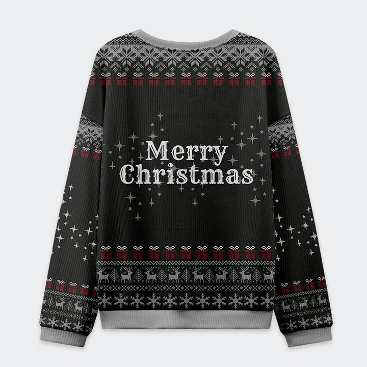 Look at Me Being Festive Skeleton Christmas Ugly Sweatshirt