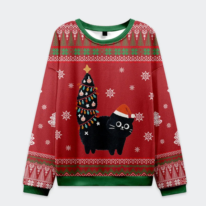 Purr-fectly Festive: Christmas Cat Ugly Sweatshirt