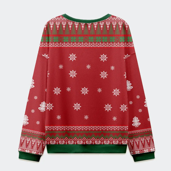Goose Less Upsetti, More Spaghetti – The Holiday Mantra Ugly Sweatshirt
