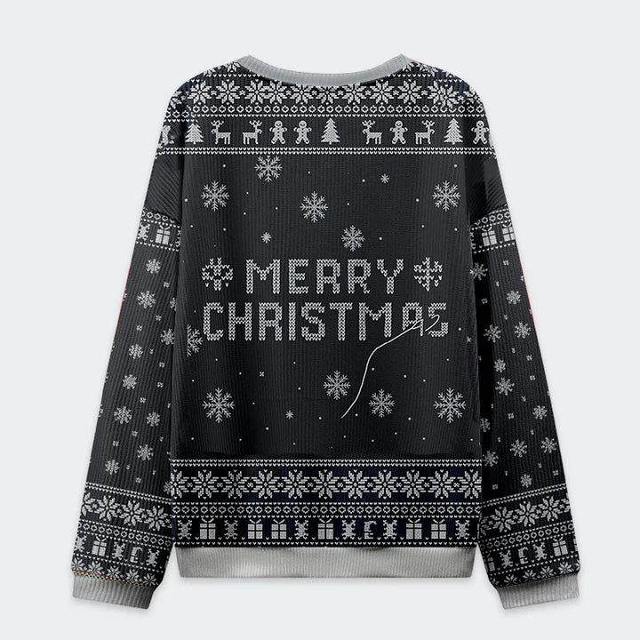 The Cat's Christmas String Pull Christmas Ugly Sweatshirt