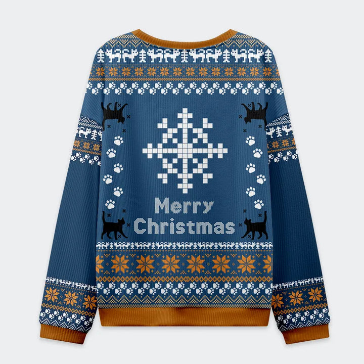 What? It’s Christmas Cat Ugly Sweatshirt