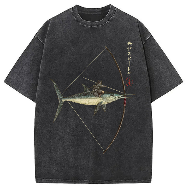 I Am Speed Washed Crew Neck T-Shirt