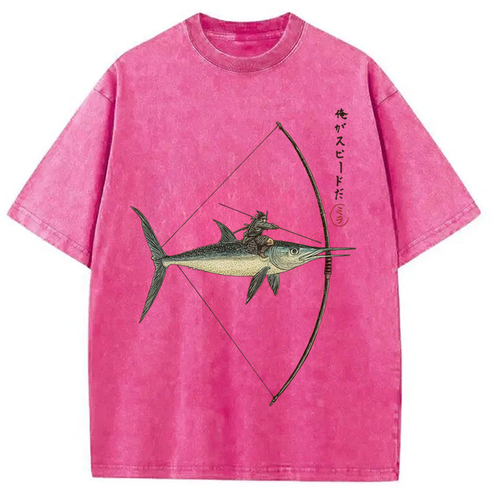 I Am Speed Washed Crew Neck T-Shirt