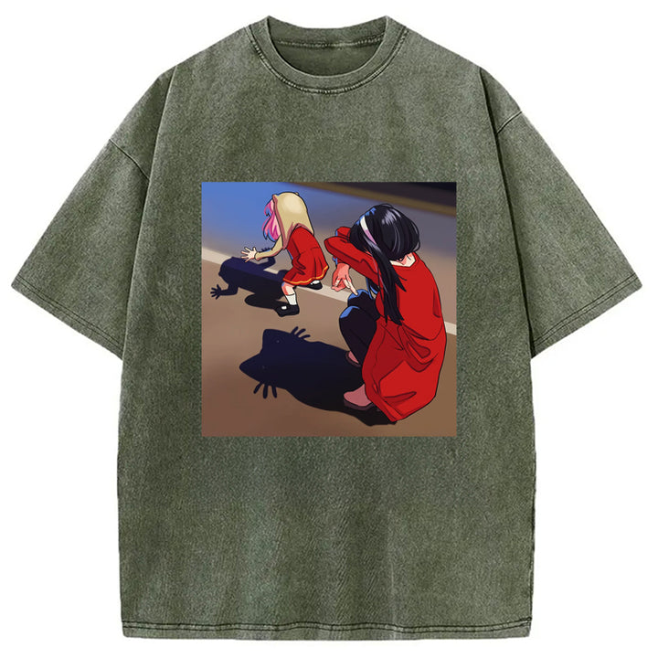 Partners Under The Night Sky Washed Crew Neck T-Shirt
