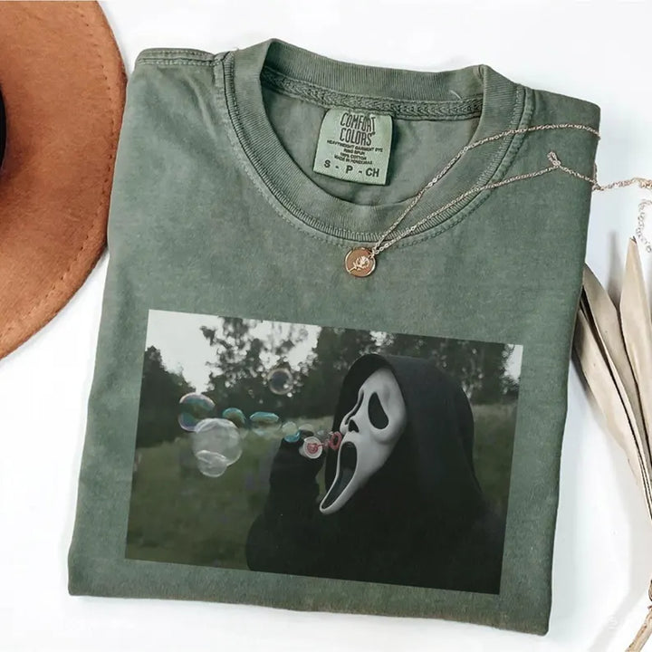 Vintage Ghostface Halloween Washed T-shirt