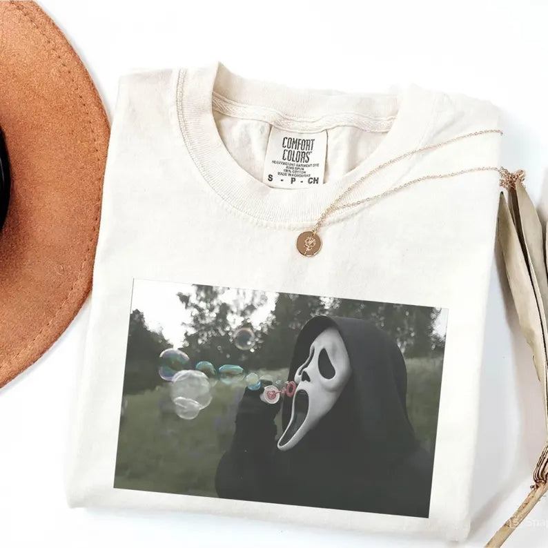 Vintage Ghostface Halloween Washed T-shirt