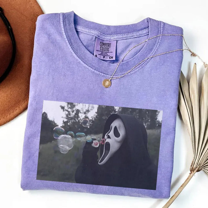 Vintage Ghostface Halloween Washed T-shirt