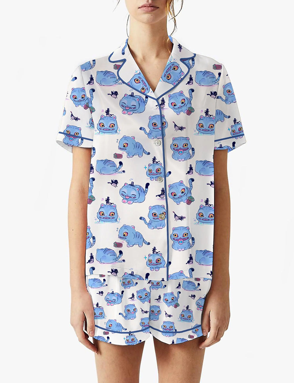 Women's Kpop Demon Hunters Tiger Pajama Set