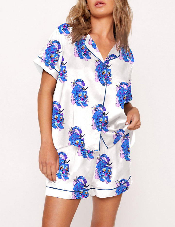 Women's Kpop Demon Hunters Tiger Pajama Set
