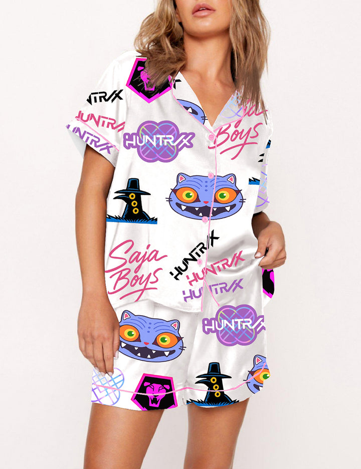 Women's Kpop Demon Hunters Tiger Pajama Set