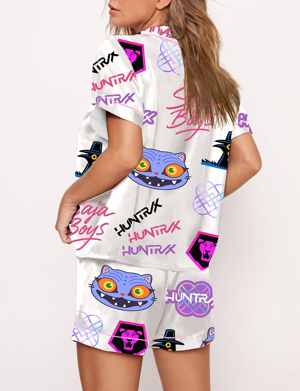 Women's Kpop Demon Hunters Tiger Pajama Set
