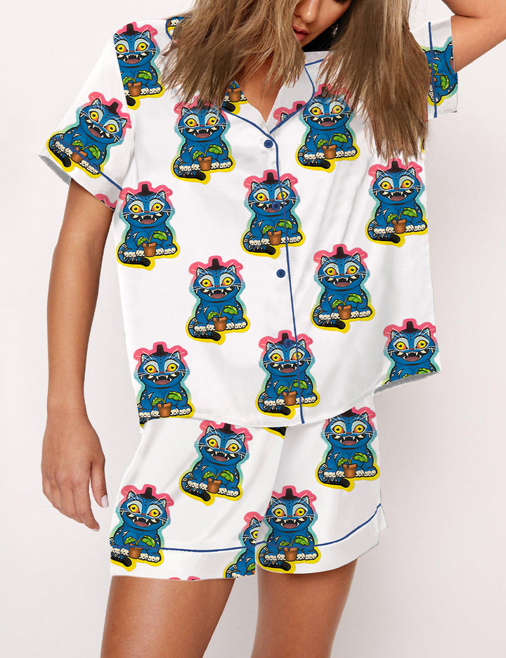 Women's Kpop Demon Hunters Tiger Pajama Set