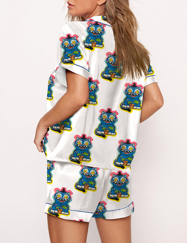 Women's Kpop Demon Hunters Tiger Pajama Set