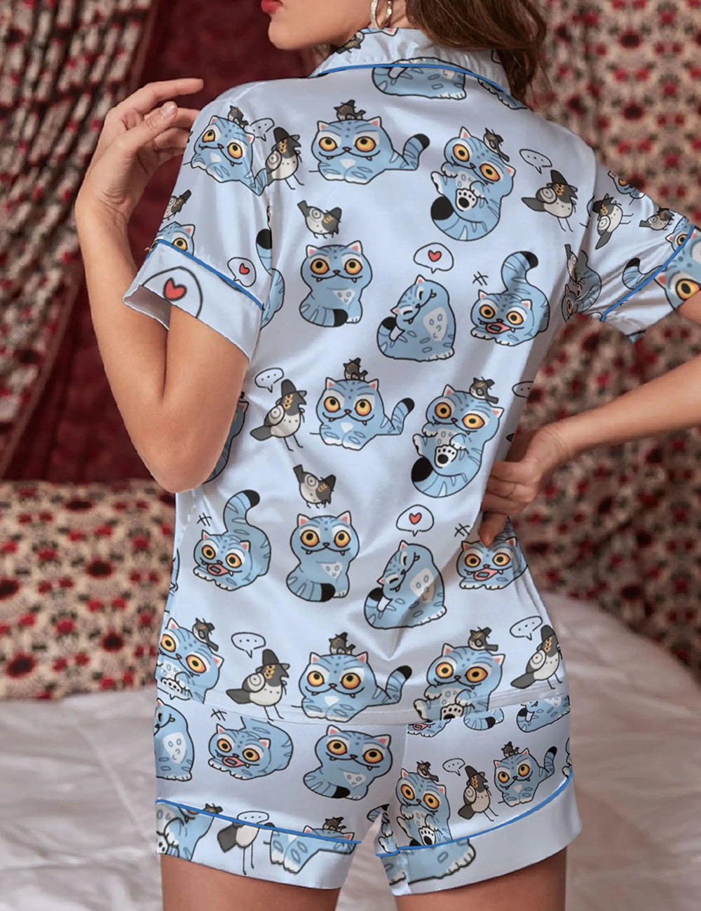 Women's Kpop Demon Hunters Tiger Pajama Set