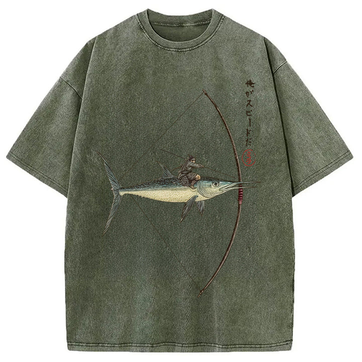I Am Speed Washed Crew Neck T-Shirt