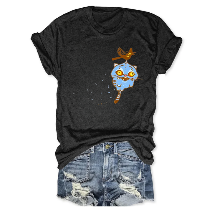 Kpop Demon Hunters Tiger Crew Neck T-shirt