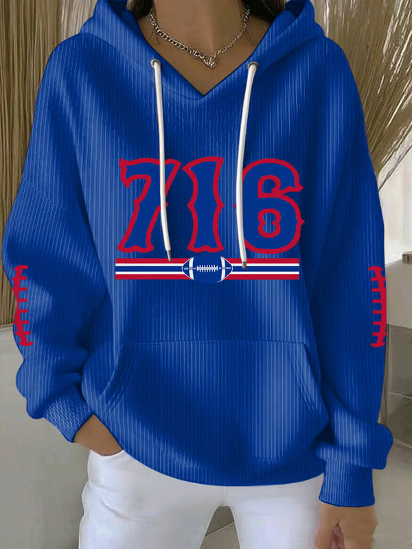 716 Football Unisex Long Sleeve Hoodies