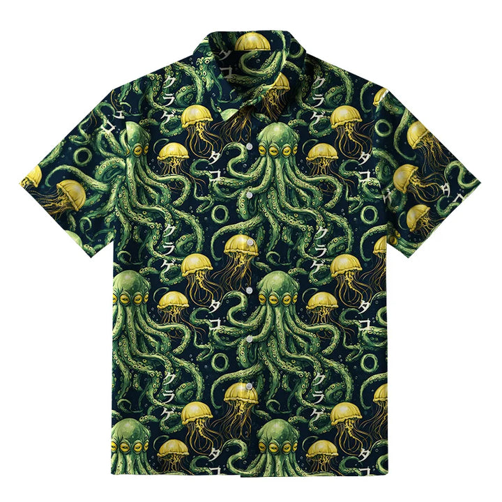 Mystical Octopus Button-up Shirt