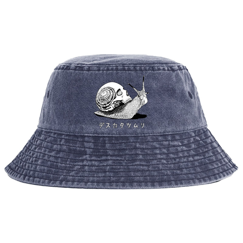 Death Snail Manga Washed Bucket Hat