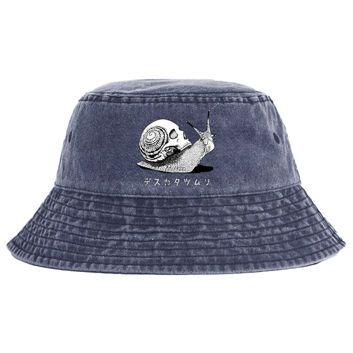 Death Snail Manga Washed Bucket Hat