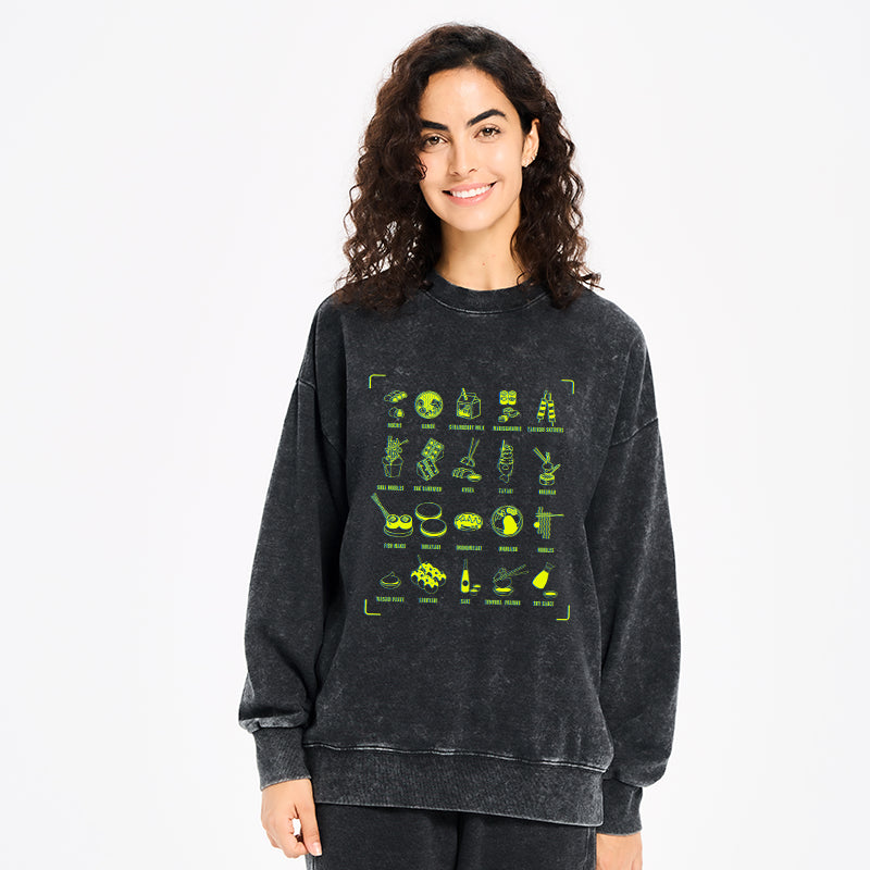 Tokyo Cuisine Washed Sweatshirt