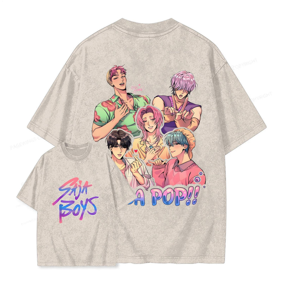 Saja Boys Retro T-shirt