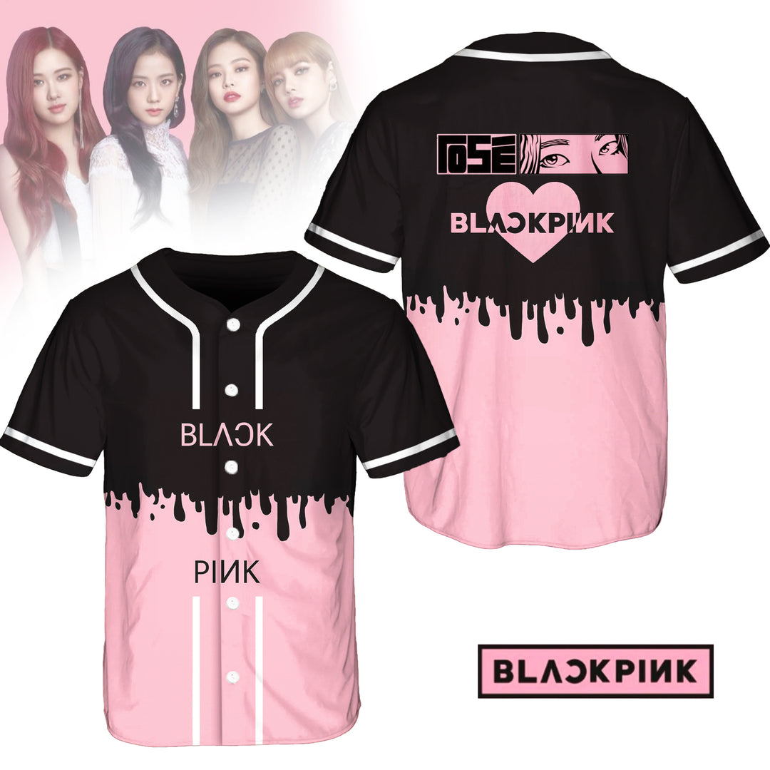 Blackpink Member Print Baseball Jersey