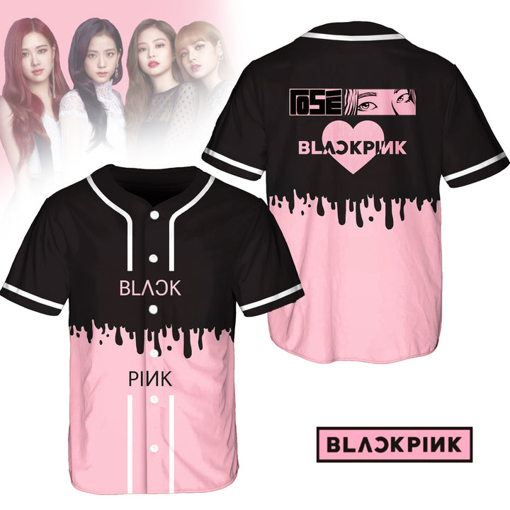 Blackpink Member Print Baseball Jersey