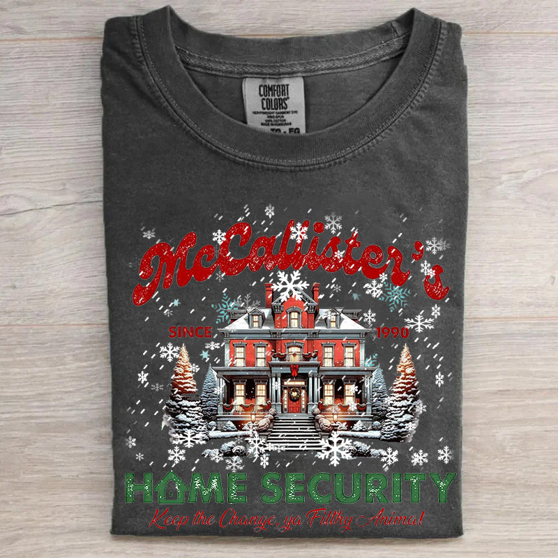 Christmas Movie Friends Print Retro T-shirt