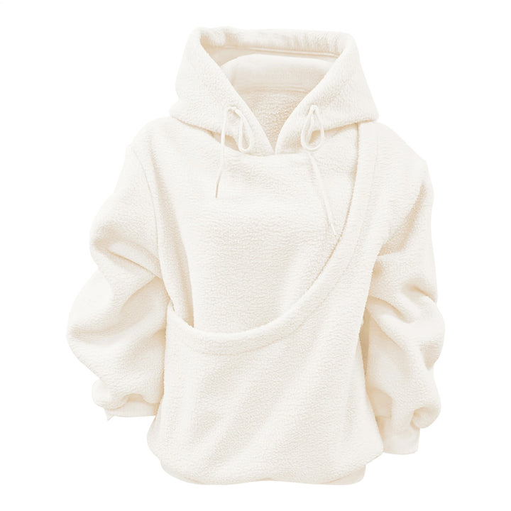 Pet Carrier Hoodie Fuzzy Solid Color Puppy Kitten Cat Holder Carriers Hoodies with Pocket for Home Sofa upgrade