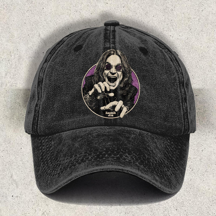 Ozzy Osbourne Printed Baseball Cap