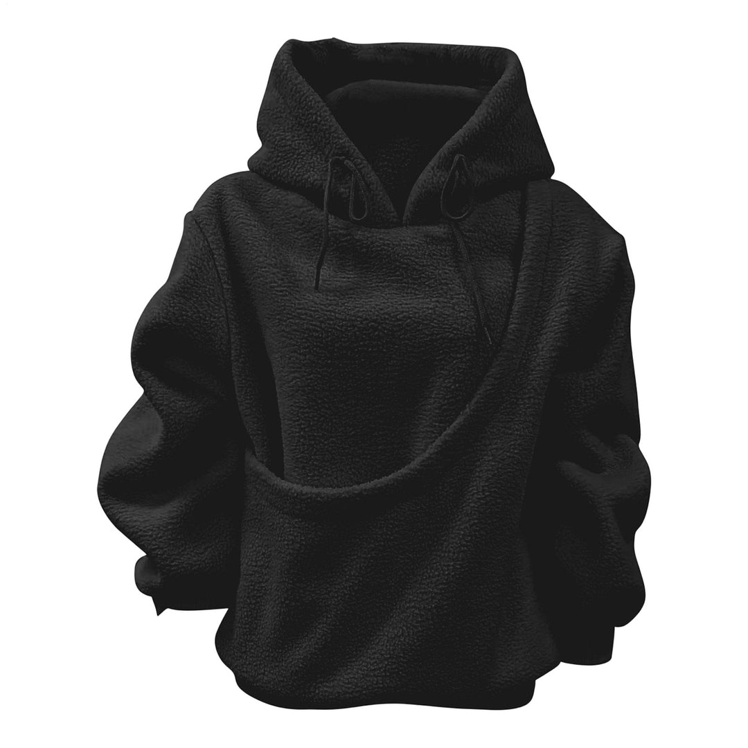 Pet Carrier Hoodie Fuzzy Solid Color Puppy Kitten Cat Holder Carriers Hoodies with Pocket for Home Sofa upgrade